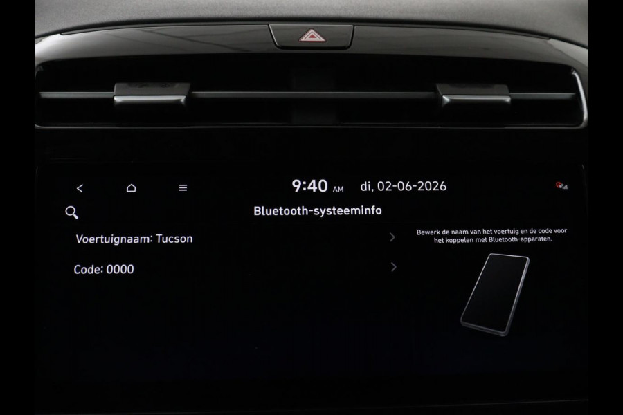 Hyundai Tucson 1.6 T-GDI HEV Comfort | Trekhaak | Stoelverwarming | Adaptive cruise | Carplay | Camera | Navigatie | Keyless | Full LED | 17'' | Parkeerhulp | Climate control | Digital Cockpit
