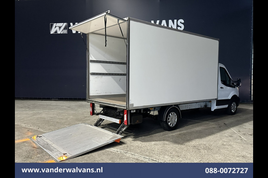 Ford Transit 2.0 TDCI 160pk Bakwagen Laadklep Euro6 Airco | 1040kg laadvermogen | Cruisecontrol | Verwarmde Voorruit Bijrijdersbank
