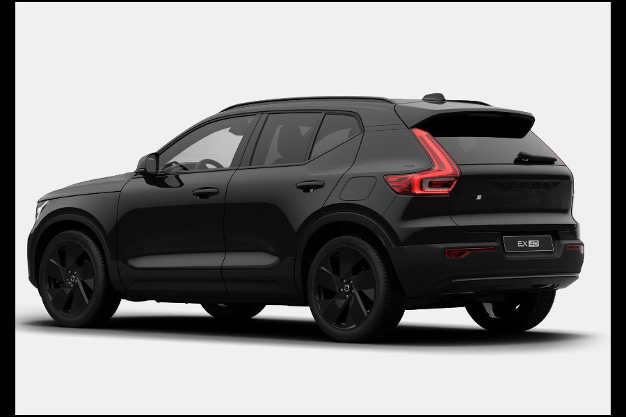 Volvo EX40 Single Ext. Range Ultra Black Edition Europa / Panoramadak / Adaptive cruise control / 360 Camera / Elektrisch bedienbare stoelen met geheugen / Apple Carplay / Android auto /