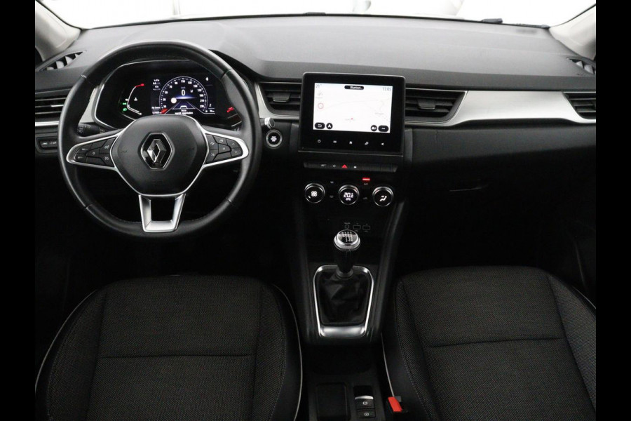 Renault Captur 1.0 TCe 90 Intens | Trekhaak | Carplay | Navigatie | Half leder | Keyless | Climate control | Parkeerhulp | Cruise control | Bluetooth | DAB | Getint glas
