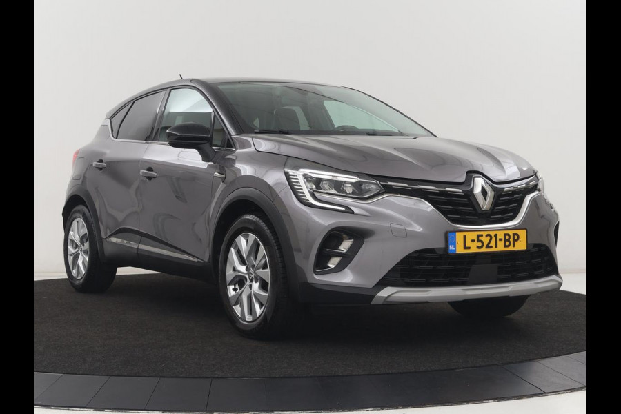 Renault Captur 1.0 TCe 90 Intens | Trekhaak | Carplay | Navigatie | Half leder | Keyless | Climate control | Parkeerhulp | Cruise control | Bluetooth | DAB | Getint glas
