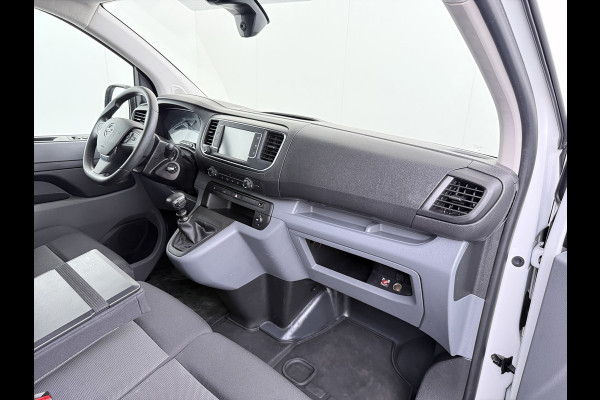 Opel Vivaro 2.0CDTI 145pk L2H1 3-Pers. Trekhaak Euro 6 Navi Apple Carplay Android Auto Airco Cruise Control Pdc Edition Regen-Lichtsensor Betonplex Vloer Wandbetimmering Schuifdeur 2.500KG Trekgewicht Origineel Nederlandse Bus