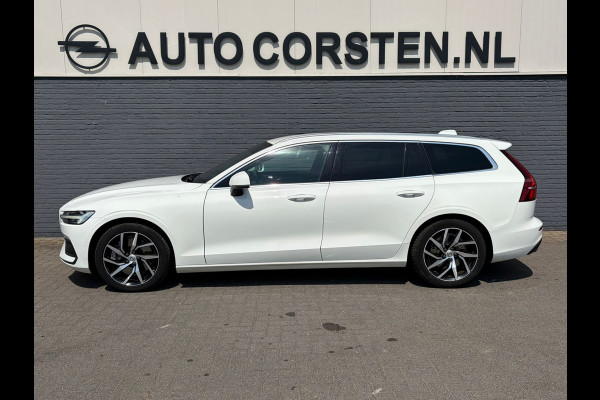 Volvo V60 2.0 T5 251PK Aut. Leder Wegkl.Trekhaak Navi Ecc Adap.Cruise Contourstoelen Apple CarPlay Android Auto Bordherk. High Performance Elek.Stoelen+Memory Elek.Achterklep Privacy Glas Lmv 18" Regensensor 1.800KG Trekgewicht Origineel Nederlandse Auto