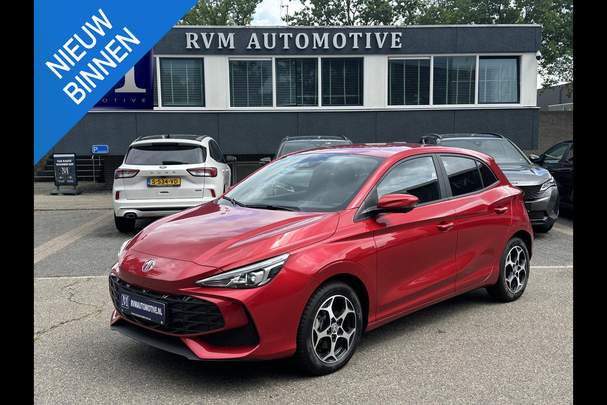 MG MG3 Hybrid+ 1.5 Hybrid+ Luxury 7 JAAR MG FABRIEKS GARANTIE TM 02-2032 | STOEL + STUURVERWARMING | 360 CAMERA | ADAP. CRUISE | DODE HOEK | KEYLESS | APPLE CARPLAY |