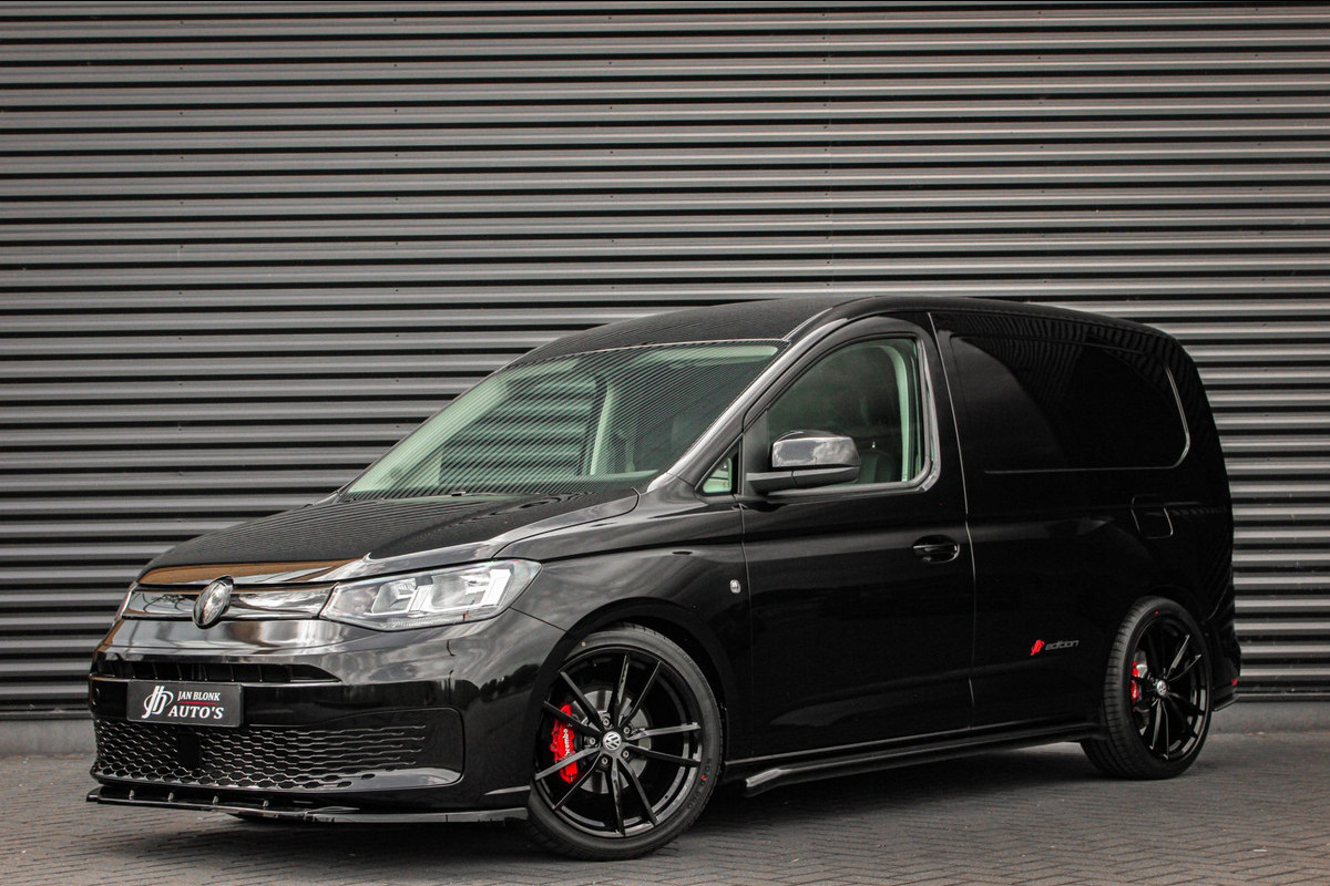 Volkswagen Caddy Cargo JB- EDITION / MAXTRON / SIDE- BARS / VERLAGING / ELEK- PAKKET / BLACK OPS / LEDEREN BEKELDING /AIRCO/ 45DKM