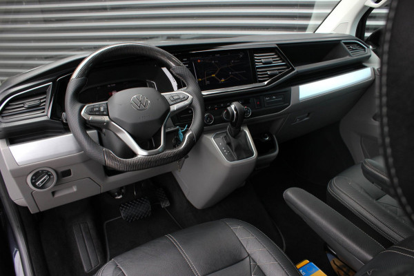 Volkswagen Transporter 2.0 TDI L2H1 150PK BULLI DC DUBBEL CABINE / LEIGHTONVANS BODYKIT / FULL OPTIONS / LEDER / FULL BLACK /APPLE