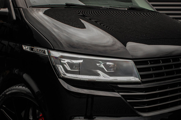 Volkswagen Transporter 2.0 TDI L2H1 150PK BULLI DC DUBBEL CABINE / LEIGHTONVANS BODYKIT / FULL OPTIONS / LEDER / FULL BLACK /APPLE