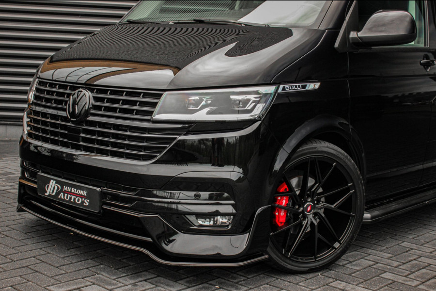 Volkswagen Transporter 2.0 TDI L2H1 150PK BULLI DC DUBBEL CABINE / LEIGHTONVANS BODYKIT / FULL OPTIONS / LEDER / FULL BLACK /APPLE