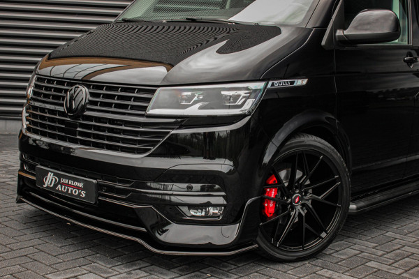 Volkswagen Transporter 2.0 TDI L2H1 150PK BULLI DC DUBBEL CABINE / LEIGHTONVANS BODYKIT / FULL OPTIONS / LEDER / FULL BLACK /APPLE