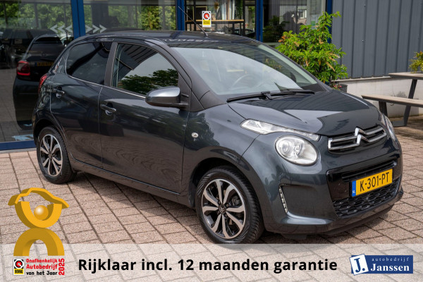 Citroën C1 1.0 VTi Shine 5 Drs|Prijs rijklaar incl 12 mnd garantie| Clima Camera Navi via Carplay Lmv Bluetooth