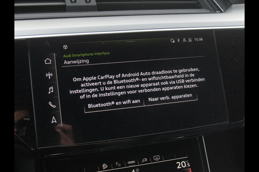 Audi e-tron Sportback 55 quattro Advanced edition Plus 95 kWh | SOH 90% | Panoramadak | Camera | ACC | Apple Carplay | Memory stoelen |