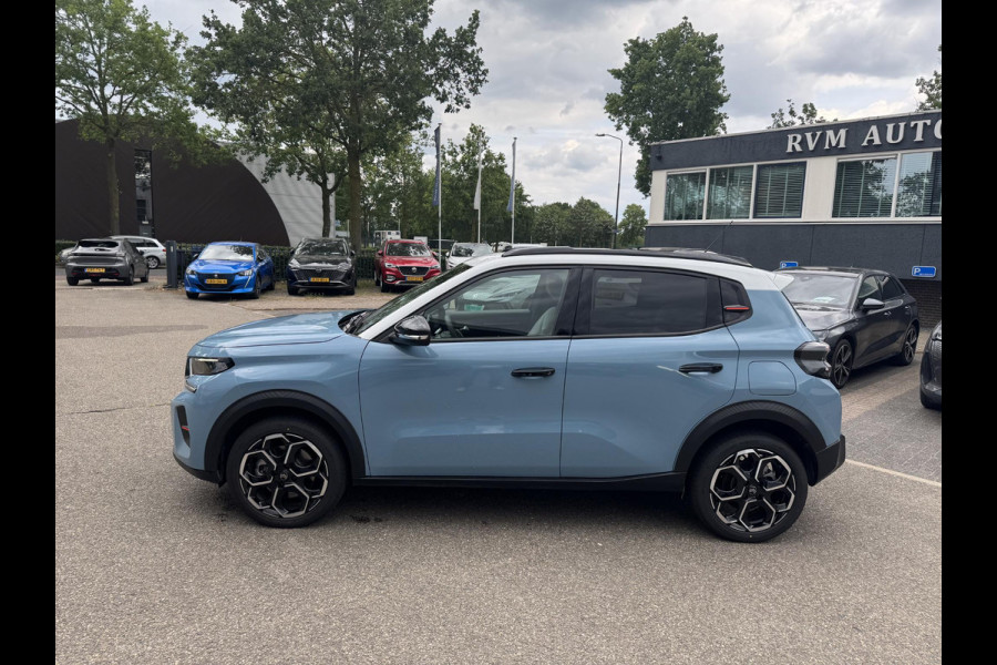 Citroën ë-C3 Max 113pk 44 kWh VAN: 24.900,- VOOR: 21.877,- UW WKVOORDEEL: 3.023,- | 4.500 KM!! UNIEKE KM STAND  | 3-FASE LADER | NAVIGATIE | CAMERA | FABRIEKSGARANTIE TOT 02-2027 | BTW VERREKENBAAR |