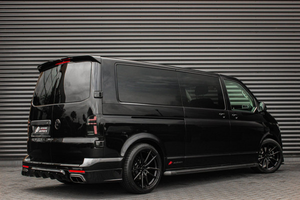 Volkswagen Transporter 2.0 TDI L2H1 150PK BULLI DC DUBBEL CABINE / LEIGHTONVANS BODYKIT / FULL OPTIONS / LEDER / FULL BLACK /APPLE