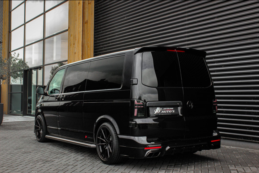 Volkswagen Transporter 2.0 TDI L2H1 150PK BULLI DC DUBBEL CABINE / LEIGHTONVANS BODYKIT / FULL OPTIONS / LEDER / FULL BLACK /APPLE