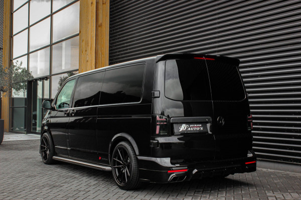 Volkswagen Transporter 2.0 TDI L2H1 150PK BULLI DC DUBBEL CABINE / LEIGHTONVANS BODYKIT / FULL OPTIONS / LEDER / FULL BLACK /APPLE