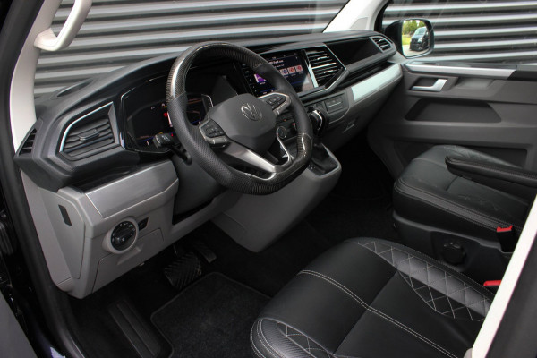 Volkswagen Transporter 2.0 TDI L2H1 150PK BULLI DC DUBBEL CABINE / LEIGHTONVANS BODYKIT / FULL OPTIONS / LEDER / FULL BLACK /APPLE