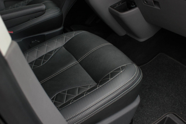 Volkswagen Transporter 2.0 TDI L2H1 150PK BULLI DC DUBBEL CABINE / LEIGHTONVANS BODYKIT / FULL OPTIONS / LEDER / FULL BLACK /APPLE