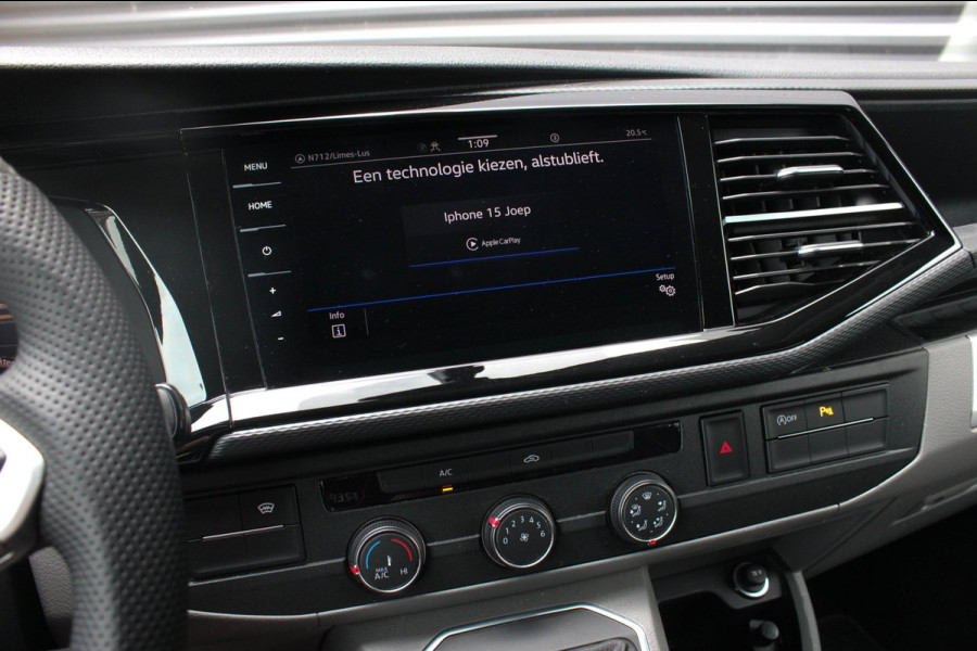 Volkswagen Transporter 2.0 TDI L2H1 150PK BULLI DC DUBBEL CABINE / LEIGHTONVANS BODYKIT / FULL OPTIONS / LEDER / FULL BLACK /APPLE