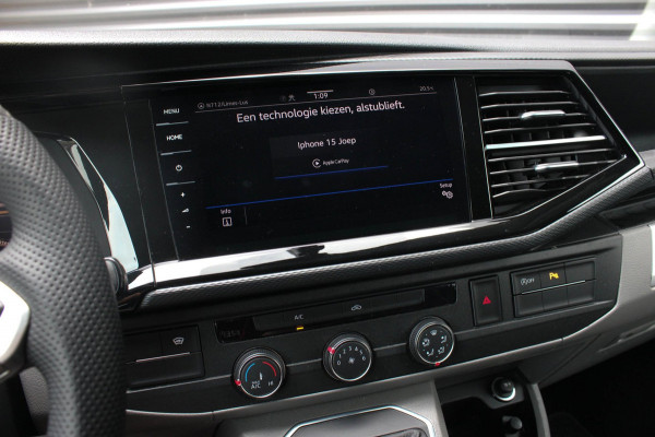 Volkswagen Transporter 2.0 TDI L2H1 150PK BULLI DC DUBBEL CABINE / LEIGHTONVANS BODYKIT / FULL OPTIONS / LEDER / FULL BLACK /APPLE