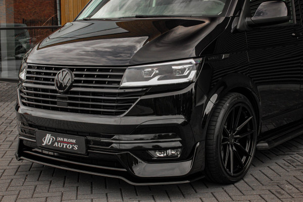 Volkswagen Transporter 2.0 TDI L2H1 150PK BULLI DC DUBBEL CABINE / LEIGHTONVANS BODYKIT / FULL OPTIONS / LEDER / FULL BLACK /APPLE