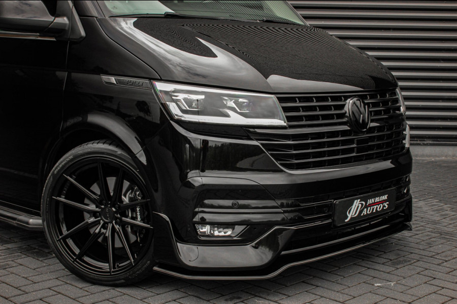 Volkswagen Transporter 2.0 TDI L2H1 150PK BULLI DC DUBBEL CABINE / LEIGHTONVANS BODYKIT / FULL OPTIONS / LEDER / FULL BLACK /APPLE