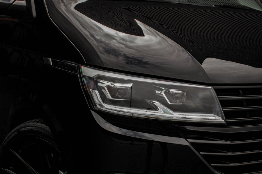 Volkswagen Transporter 2.0 TDI L2H1 150PK BULLI DC DUBBEL CABINE / LEIGHTONVANS BODYKIT / FULL OPTIONS / LEDER / FULL BLACK /APPLE