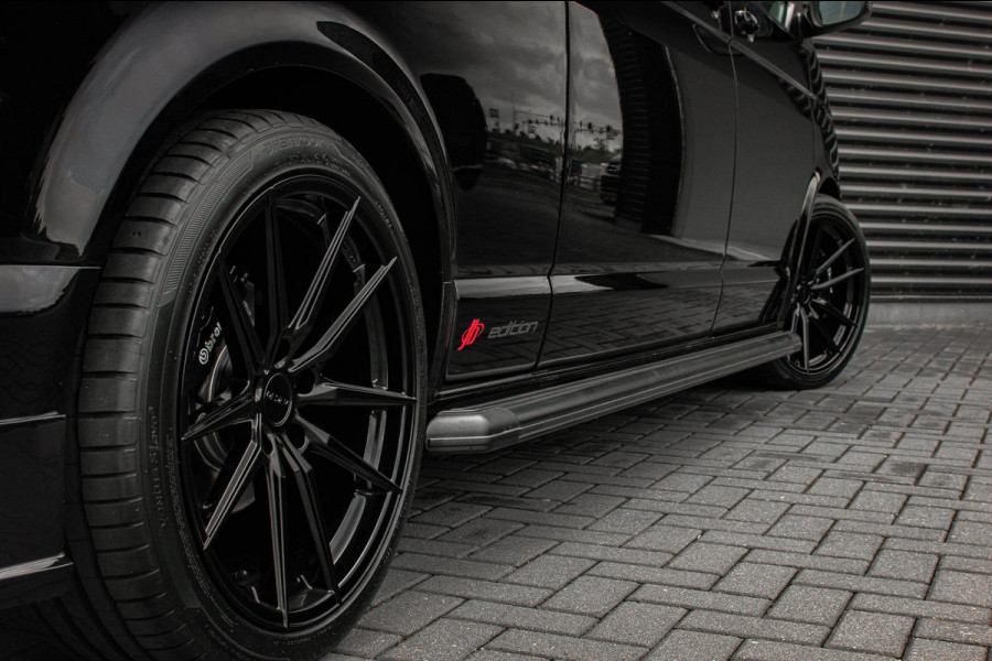 Volkswagen Transporter 2.0 TDI L2H1 150PK BULLI DC DUBBEL CABINE / LEIGHTONVANS BODYKIT / FULL OPTIONS / LEDER / FULL BLACK /APPLE