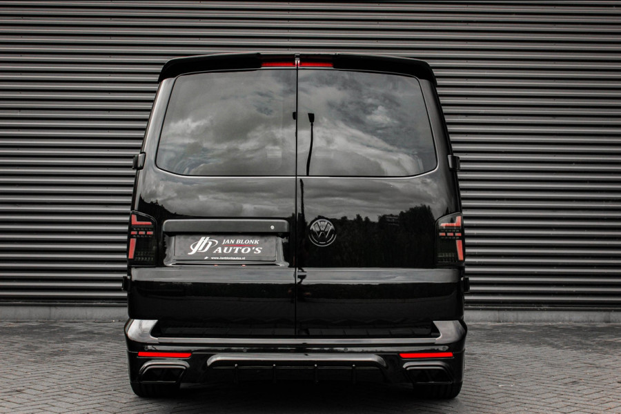 Volkswagen Transporter 2.0 TDI L2H1 150PK BULLI DC DUBBEL CABINE / LEIGHTONVANS BODYKIT / FULL OPTIONS / LEDER / FULL BLACK /APPLE