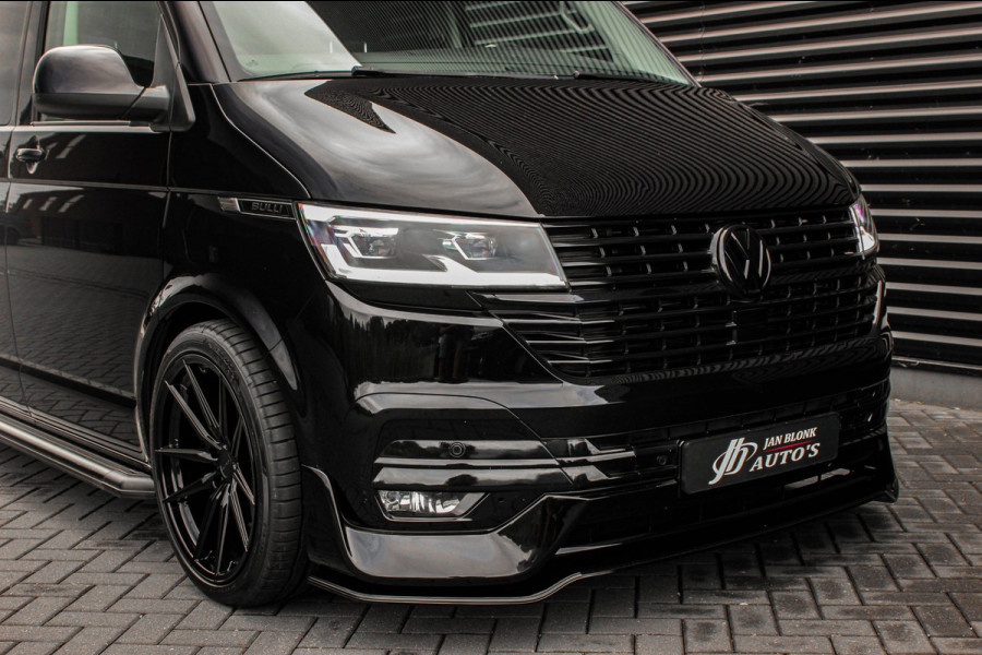 Volkswagen Transporter 2.0 TDI L2H1 150PK BULLI DC DUBBEL CABINE / LEIGHTONVANS BODYKIT / FULL OPTIONS / LEDER / FULL BLACK /APPLE