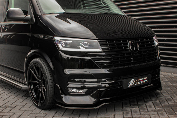 Volkswagen Transporter 2.0 TDI L2H1 150PK BULLI DC DUBBEL CABINE / LEIGHTONVANS BODYKIT / FULL OPTIONS / LEDER / FULL BLACK /APPLE