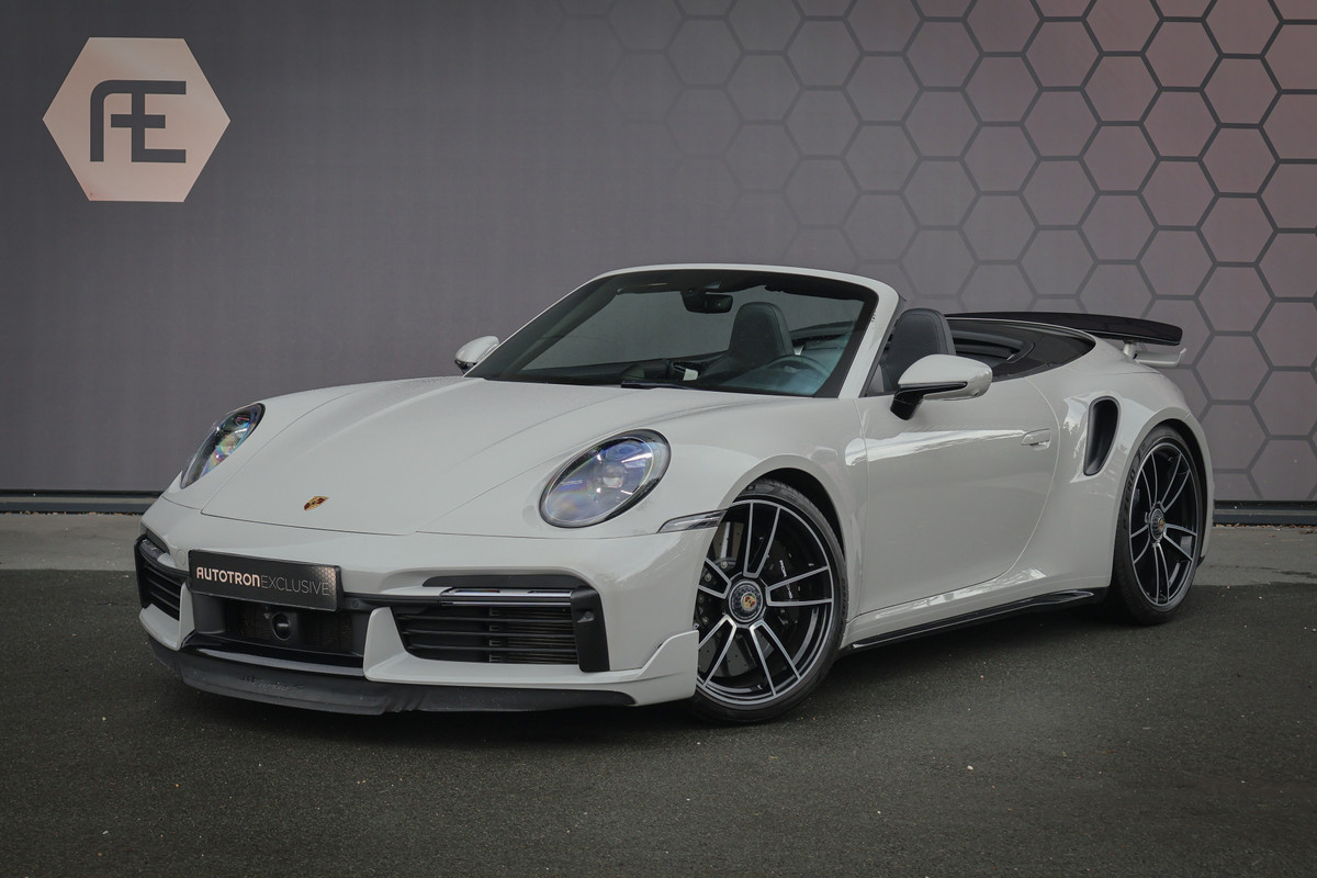 Porsche 911 Cabrio 3.8 Turbo S | SPORT DESIGN AERO KIT | LIFTING | BOSE | GT SPORTSTUUR MET VERWARMING | PDLS+ | 360CAM | PASM | STOELKOELIN