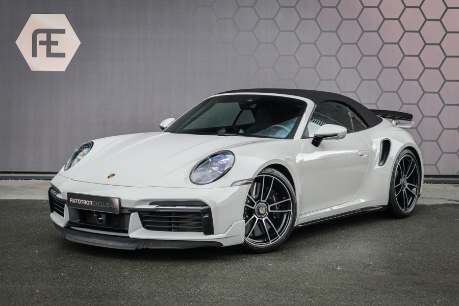 Porsche 911 Cabrio 3.8 Turbo S | SPORT DESIGN AERO KIT | LIFTING | BOSE | GT SPORTSTUUR MET VERWARMING | PDLS+ | 360CAM | PASM | STOELKOELIN