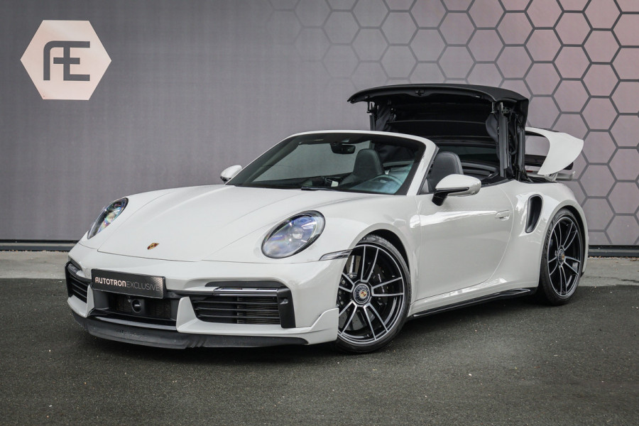 Porsche 911 Cabrio 3.8 Turbo S | SPORT DESIGN AERO KIT | LIFTING | BOSE | GT SPORTSTUUR MET VERWARMING | PDLS+ | 360CAM | PASM | STOELKOELIN