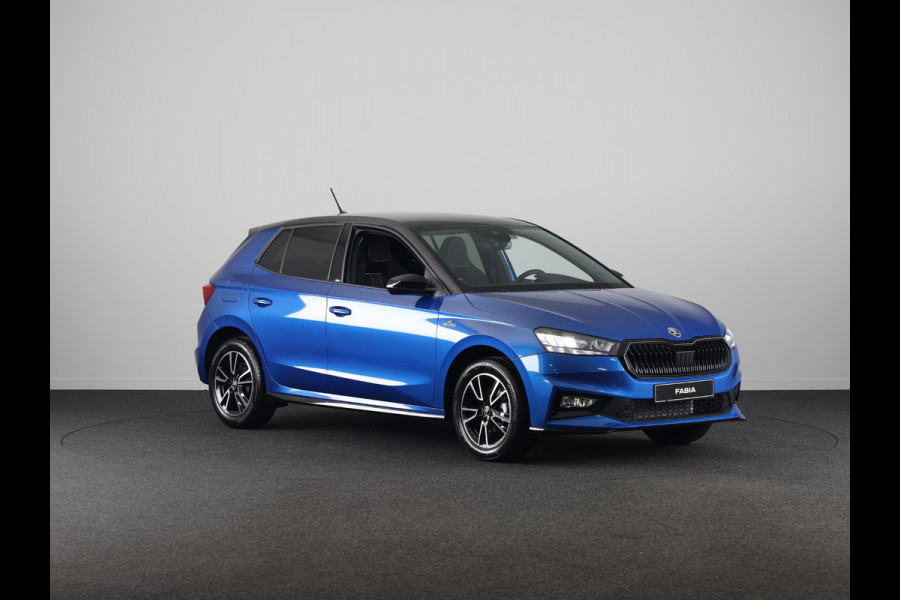 Škoda Fabia Monte Carlo 1.0 TSI 95 pk 5 versn. Hand | Verwarmbare voorstoelen | Hill start | Zwart dak