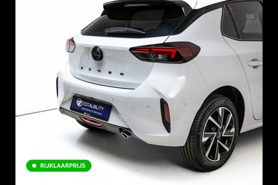 Opel Corsa 1.2 Turbo GS | Camera | Cruise | Airco | Apple Carplay/ Android Auto | PDC V+A Donker glas, Zwart Optiek , Dodehoek