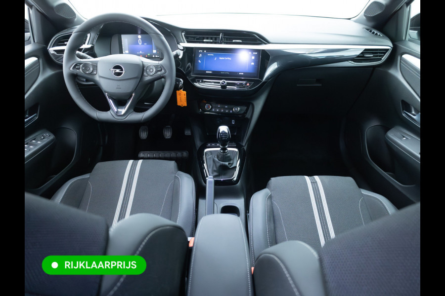 Opel Corsa 1.2 Turbo GS | Camera | Cruise | Airco | Apple Carplay/ Android Auto | PDC V+A Donker glas, Zwart Optiek , Dodehoek