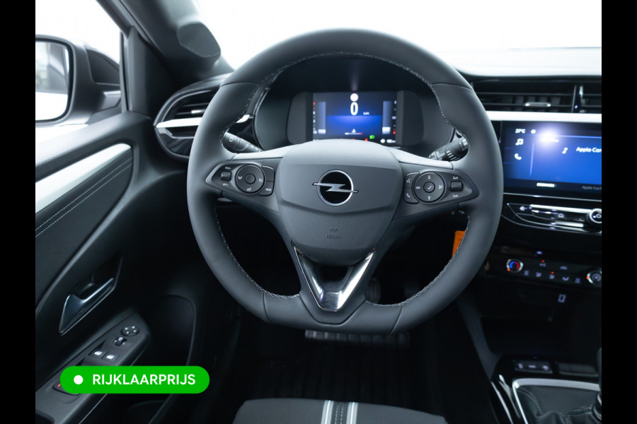 Opel Corsa 1.2 Turbo GS | Camera | Cruise | Airco | Apple Carplay/ Android Auto | PDC V+A Donker glas, Zwart Optiek , Dodehoek