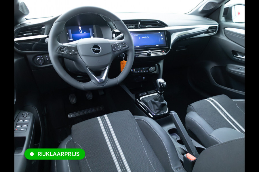 Opel Corsa 1.2 Turbo GS | Camera | Cruise | Airco | Apple Carplay/ Android Auto | PDC V+A Donker glas, Zwart Optiek , Dodehoek