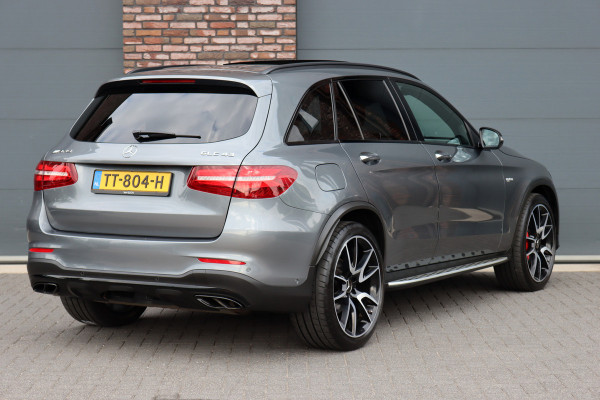 Mercedes-Benz GLC AMG 43 4MATIC | Luchtvering | Distronic+ | Carbon | Memory | Burmester | Panoramadak | HUD | Trekhaak | Nightpakket | Leder | Surround Camera | Keyless Go |
