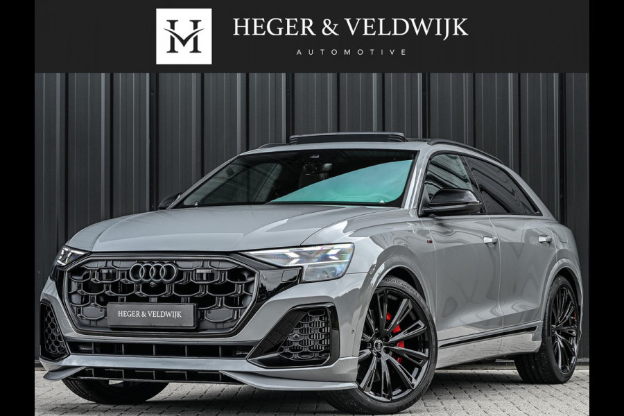 Audi Q8 60 TFSI e quattro Pro Line S Competition | B&O Advanced | Audi Exclusive | 5 Jaar Garantie | Panoramadak | Massage Stoelen | 4 Wiel Besturing | Alcantara hemel | Soft-close | Stoel Ventilatie | Elektr. Trekhaak | Oled Achterlichten | 360 camera |