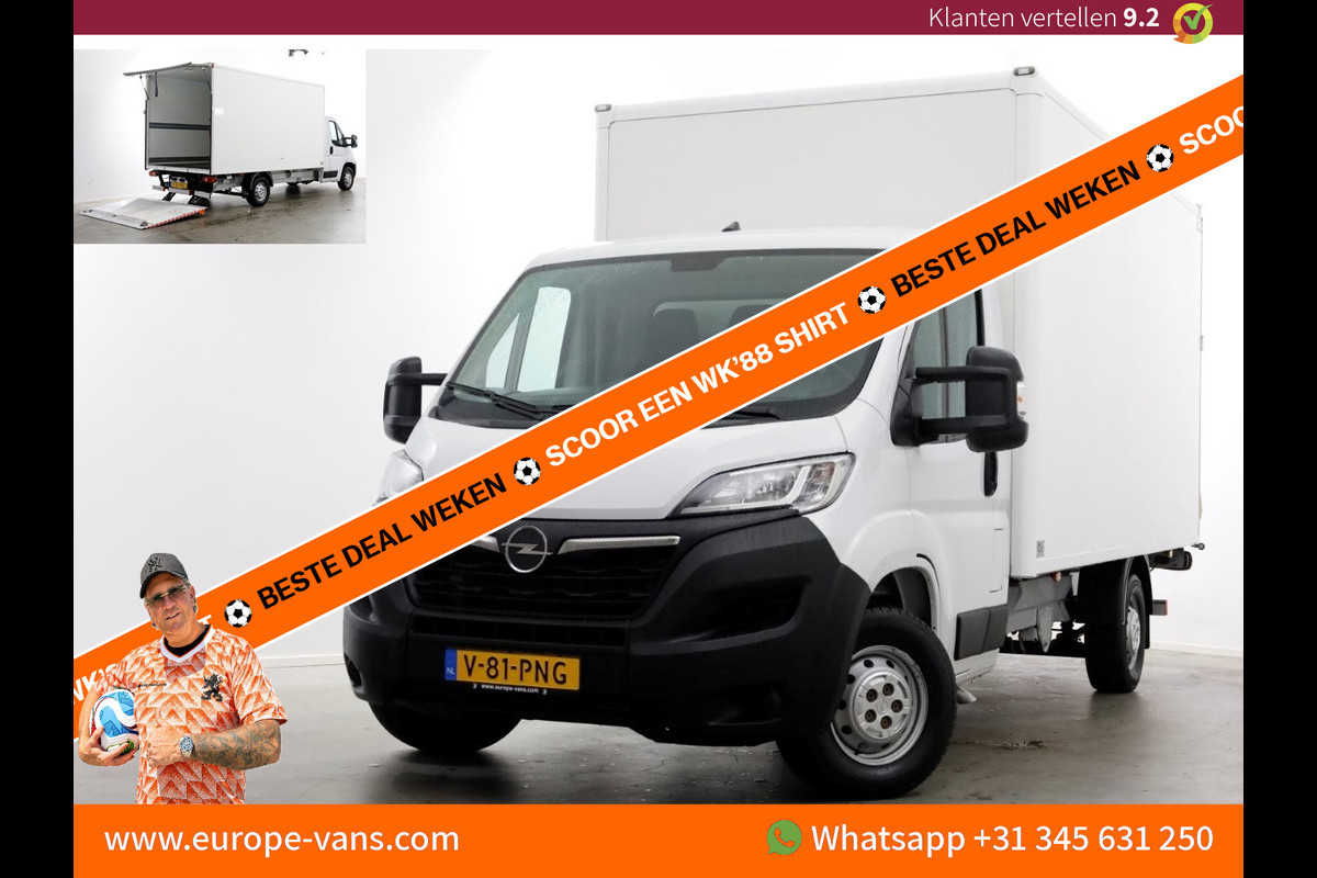 Opel Movano 2.2D 140pk Bakwagen met laadklep 1.060kg laadvermogen 06-2024