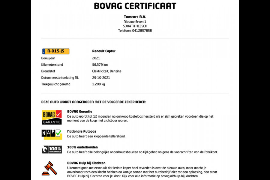 Renault Captur 1.3 TCe 140 Intens Trekhaak/Navigatie/Camera/Cruise-control