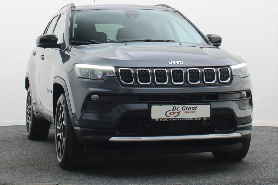 Jeep Compass 4xe 190 Plug-in Hybrid Electric Limited Business Leder/Stof, 360° Camera, Apple Carplay, ACC, Virtual Cockpit, DAB, 18''