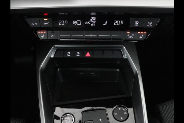 Audi A3 30 TFSI Advanced edition | Stoelverwarming | Adaptive cruise | Carplay | Sportstoelen | Virtual Cockpit | Navigatie | Full LED | Parkeerhulp | Climate control | Bluetooth