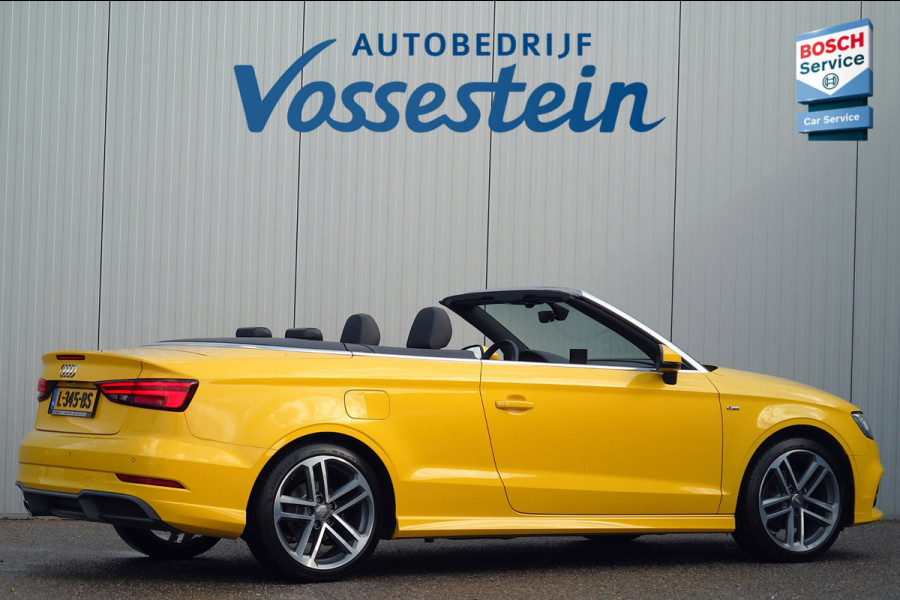 Audi A3 Cabriolet 1.5 TFSI CoD Sport S Line Edition / Vegasgelb / Led Matrix / Camera / Navi / Stoelverw. / Nekverw.