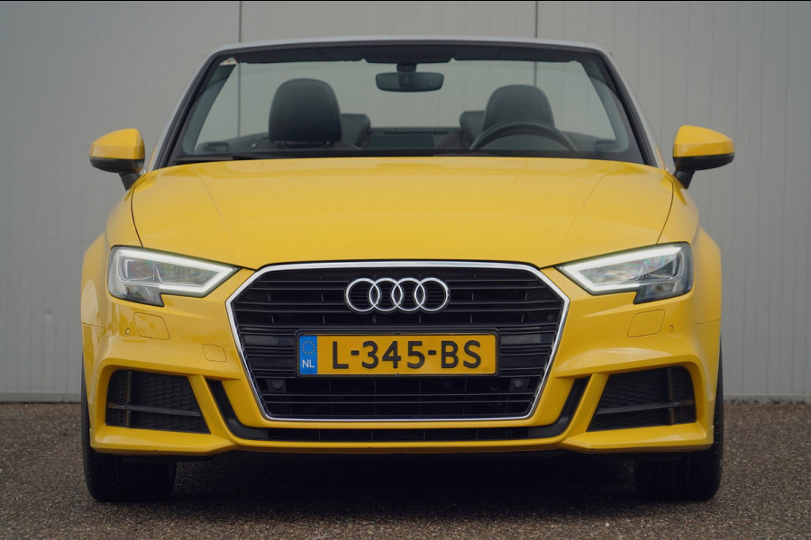 Audi A3 Cabriolet 1.5 TFSI CoD Sport S Line Edition / Vegasgelb / Led Matrix / Camera / Navi / Stoelverw. / Nekverw.