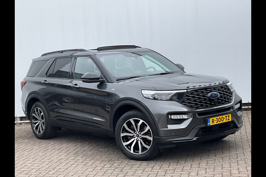 Ford Explorer 7-Pers 3.0 V6 PHEV ST-Line 7-Pers Pano Trekhaak Stoelverw+Ventilatie Massage EcoBoost