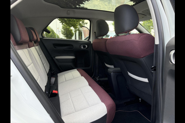 Citroën C4 Cactus 1.2 PureTech Shine 131pk,6 Bak,D-riem vv in 204,Pano,Trekhaak,Camera,Navi,Dodehoek,Keyless,Clima,Cruise,N.A.P,Recent beurt gehad,Pdc V+A,Lm velgen,Apk tot 06-2027