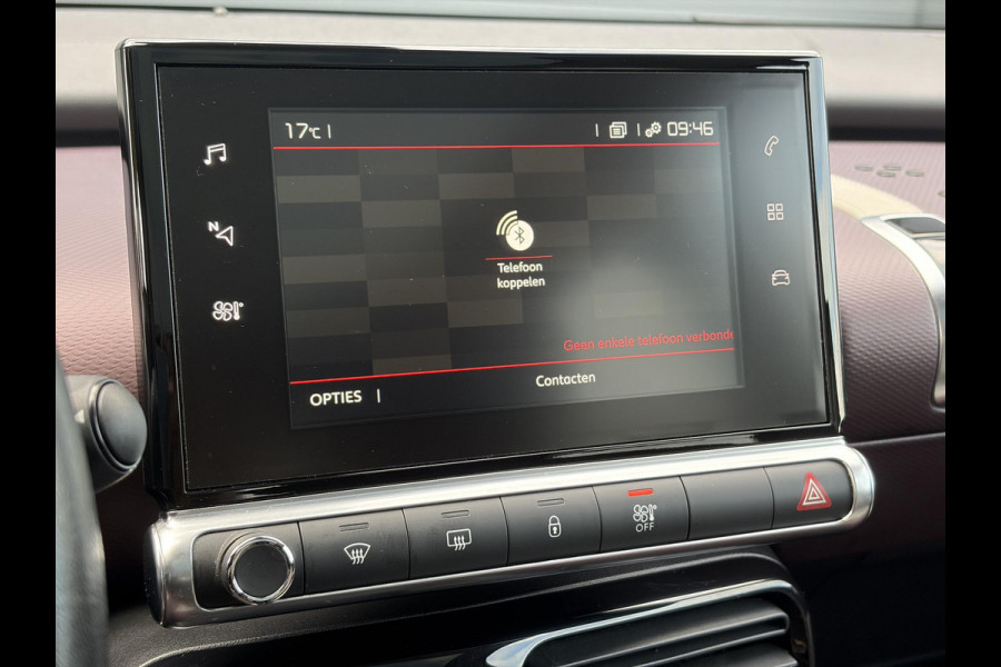 Citroën C4 Cactus 1.2 PureTech Shine 131pk,6 Bak,D-riem vv in 204,Pano,Trekhaak,Camera,Navi,Dodehoek,Keyless,Clima,Cruise,N.A.P,Recent beurt gehad,Pdc V+A,Lm velgen,Apk tot 06-2027