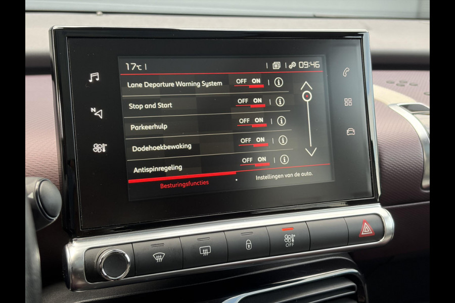 Citroën C4 Cactus 1.2 PureTech Shine 131pk,6 Bak,D-riem vv in 204,Pano,Trekhaak,Camera,Navi,Dodehoek,Keyless,Clima,Cruise,N.A.P,Recent beurt gehad,Pdc V+A,Lm velgen,Apk tot 06-2027